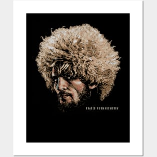 Khabib Nurmagomedov Portrait Posters and Art